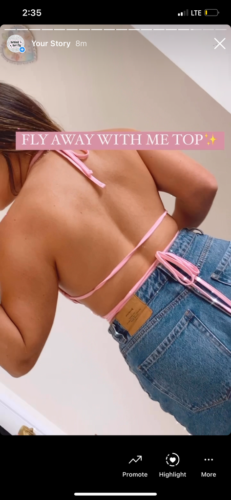 FLY AWAY WITH ME TOP